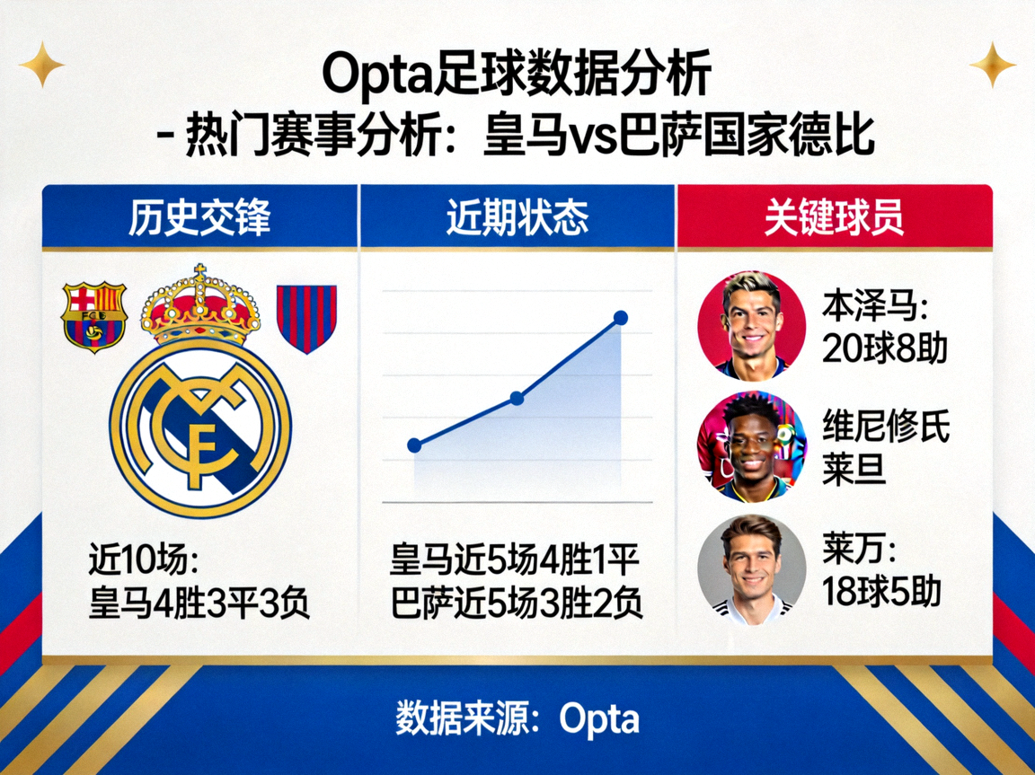 Opta足球数据分析 - 热门赛事分析：皇马vs巴萨国家德比