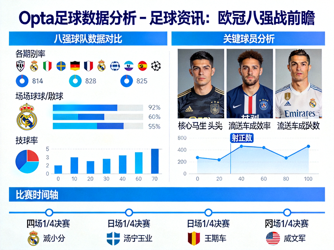 Opta足球数据分析 - 足球资讯：欧冠八强战前瞻
